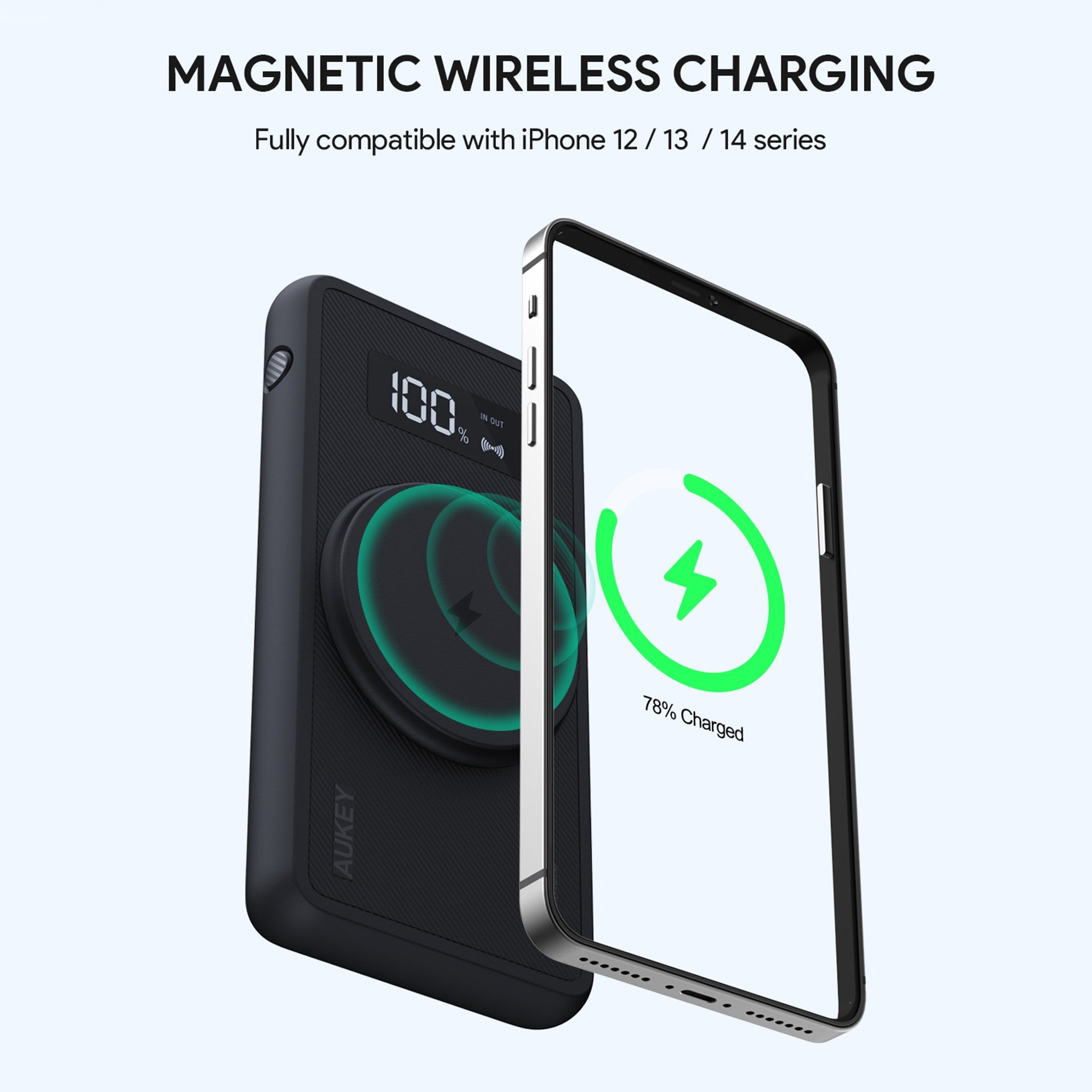 PB-WL01i 20W Basic MagAir II 10000mAh Magnetic Wireless Charging Power Bank